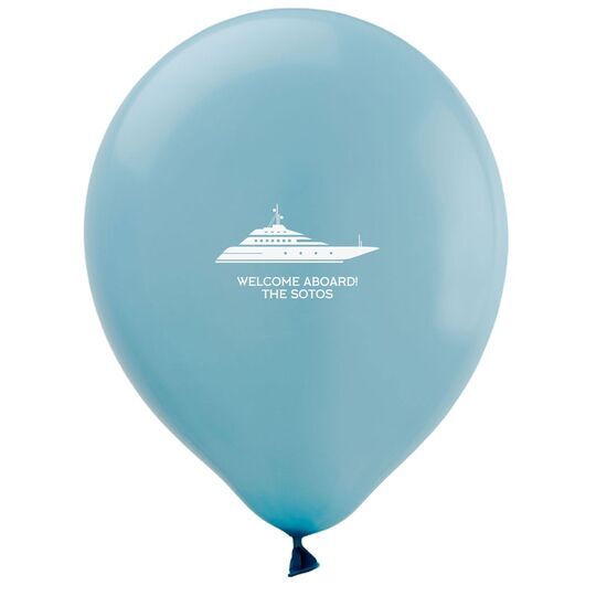 Big Yacht Latex Balloons